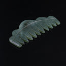 natural stone comb women handmade jade comb shape design massage comb FU