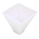 White Silicone Mold Crystal Epoxy Pyramid Silicone Mould Crystal Drops Mold