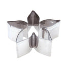 7pcs/set Stainless Steel Rose Flower Petal Calyx Cake Cutter Slicer Set Pas F4S8