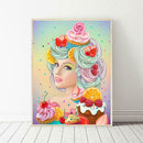 5D DIY Special Shaped Diamond Painting Art Women Cross Stitch (Beauty02)