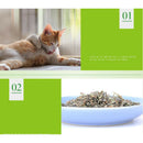 Organic 100% Natural Premium Catnip Cattle Grass 5 Pack Menthol Flavor GiftB Gn