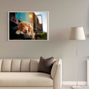 Full Round Drill Rhinestone Picture DIY Waiting Dog Mosaic Diamond Painting