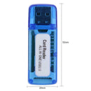 4 in 1 Memory Card Reader USB 2.0 All in One Cardreader for Micro SD TF M2