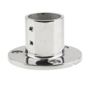 Stainless Steel Boat Hand Rail 90 Degree Round Base Fitting for 1-1/4" Tube