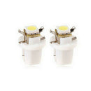 10pcs White B8.5D 5050 Led 1 SMD T5 LED Lamp Car Dashboard instrument Light Bulb