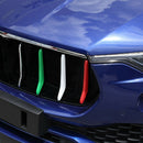 3Pcs Car Front Grille Inserts Decor Trim Strips Cover for Maserati Levante