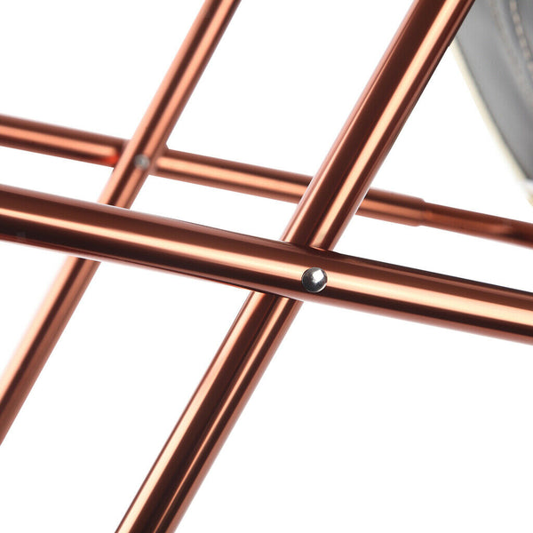 Portable Folding Stool Chair + Carry Bag Outdoor Camping Fishing Beach black