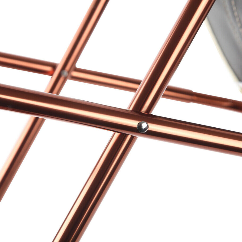 Portable Folding Stool Chair + Carry Bag Outdoor Camping Fishing Beach black