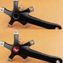 2 Pieces Bike Crank Caps Crankset Covers Crank Screw Caps Dustproof Red