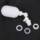 White Adjustable Plastic Float Valve for Aquarium Water Tank Pond Auto Fil OZ