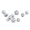 2 Colors Gem Muti Sided Dice Set D4 D6 D8 D10 D12 D20 D24 D30 D&D RPG Game