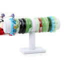 23cm Single Layer Bracelet Chain Watch Showing Rack Jewelry Display(White) A