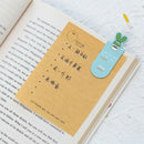 3Pcs /Set Fresh Cute Cactus Magnetic Bookmarks Stationery Office School Supplies