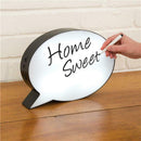 Led Message Handwriting Letter Light Box Speech Bubble Shape Writing Board  O6O6