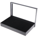 100 Ring Lady Jewelry Display Storage Box Case Tray Show Organiser Holder B  Bj