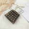 Pearls Clear Shoulder Handbags PVC Women Crossbody Top-handle Bags (Black)