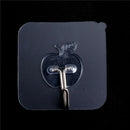 5pcs strong transparent suction cup sucker wall hooks hanger for bathroom FU