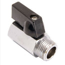 1/4" Bsp Ball Valve Threads Tap Male Female Air Compressor Hose Brass Handle  lj