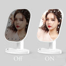 Touch Dimmer Led Mirror Press Screen Makeup Mirror Luxury Mirror with 20 Le V1Q4