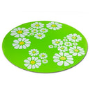 Pet Feeding Mat Placemat Cat Dog Large Floral Anti Slip Waterer Pad Silicon L9A3