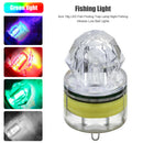 LED Fish Finding Trap Lamp Night Fishing Attracts Lure Bait Lights (Color) A