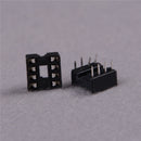 100PCS 8 Pin DIP Pitch Integrated Circuit IC Sockets Adaptor Solder Type Hot â„–[