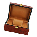 Luxury Single Slot Wood Watch Bangle Case Box Travel Business Wristwatch Storage