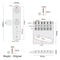 Metal Carving Electric Guitar Saddle Bridge Pickup Slot Set for Telecaster