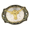 Men Classic Belt Buckle Western Cowboy Cowgirl Engraved Jean Belt