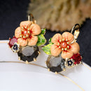 Creative Design Earrings Wild Enamel Enamel Diamond Earrings Temperament Se