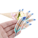 feather embroidered clothing patch sewing on applique for cloth badge apparel&j