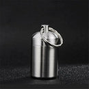 Travel Stainless Steel Coins Storage Tank Sealed Waterproof Pills Organiser Case
