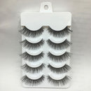 Handmade  5 Pairs Makeup Cross Thick False Eyelashes Eye Lashes Soft Nautral