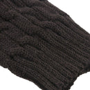 Women's Winter Knit Crochet Leg Warmers Legging Dark Grey