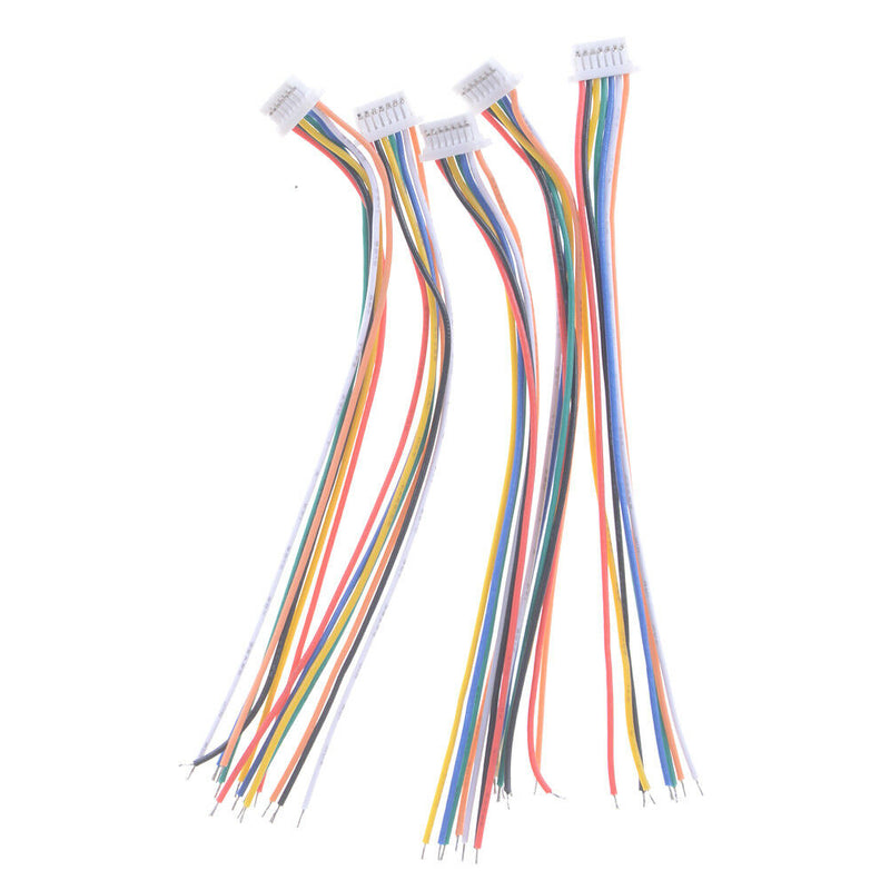 5Pcs Mini Micro JST 1.0 SH 1.0mm 7-Pin Connector Plug With Wires Cables 100MM M&