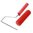 7Inch Embossed Painting Roller with Plastic Handle for Wall Decor - EG317T_ E1M6