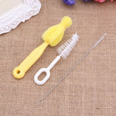 5Pcs Baby Milk Feeding Bottle Brush Handy Portable Nylon and Sponge Tube Cl