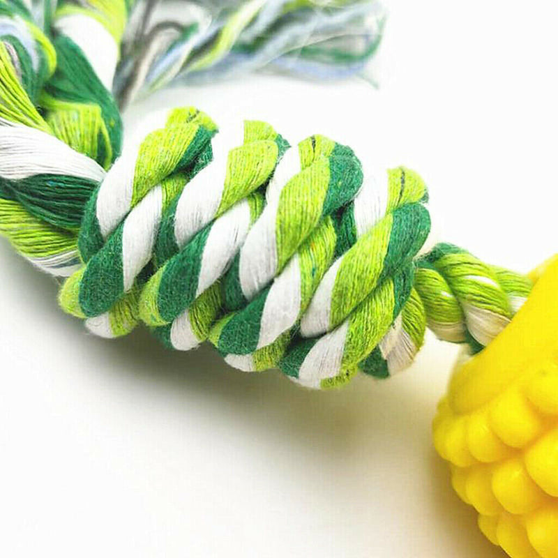 Corn Dog Chew Toys, Dog Toothbrush Corn Teeth Cleaning Toys Puppy Chew Brushing