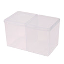 Clear Plastic Cotton Swab Box Storage Organizer Holder Cosmetic Makeup Tool