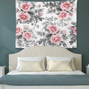 Polyester Tapestry Warm Flowers Wall Hanging Carpet Beach Picnic Mat Decor