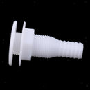 Plastic Thru-Hull Bilge Pump and Aerator 3/4" Hose Fitting for Boats
