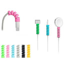 10X Fashion Spring Protector Cover Cable For Phone USB Data Sync Charging Cable1