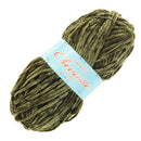 2pcs Soft Chenille Yarn Polyester Yarn Wool Thread for Hand Knitting Crochet