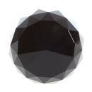 Black Round Crystal Glass Cabinet Drawer Door Pull Knobs Handles 30mm U1I5