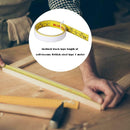 Stainless Steel Miter Track Tape Self Adhesive Metric Scale Ruler (Yellow) A