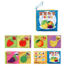 Baby Kids Cognize Chinese English Shapes Cloth Books Educational Toys 6 Set