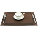 Placemat,Crossweave Woven Vinyl Non-Slip Insulation Placemat Washable Table P9I9