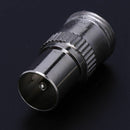1 x Male TV Coaxial Connector Plug Zinc alloy