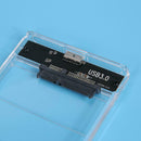 Transparent 2.5inch SSD to USB3.0 High Speed Mobile HDD Box for Notebook PC