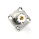 SO-239 Female Jack Square Shape Solder Cup Coax Connector For Radio New~JG BX